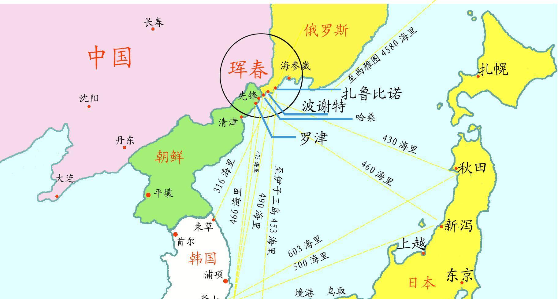 扎鲁比诺距离海参崴很近,为何是一座不冻港?_俄罗斯_暖流_港口