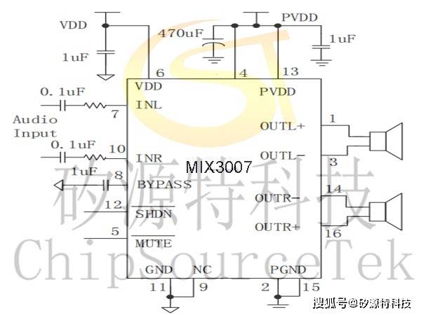 贴片mix2018A电路图图片