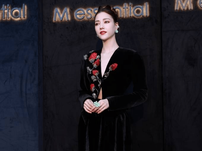 娜然出席M essential上海大秀 中式礼服高贵清冷-搜狐大视野-搜狐新闻