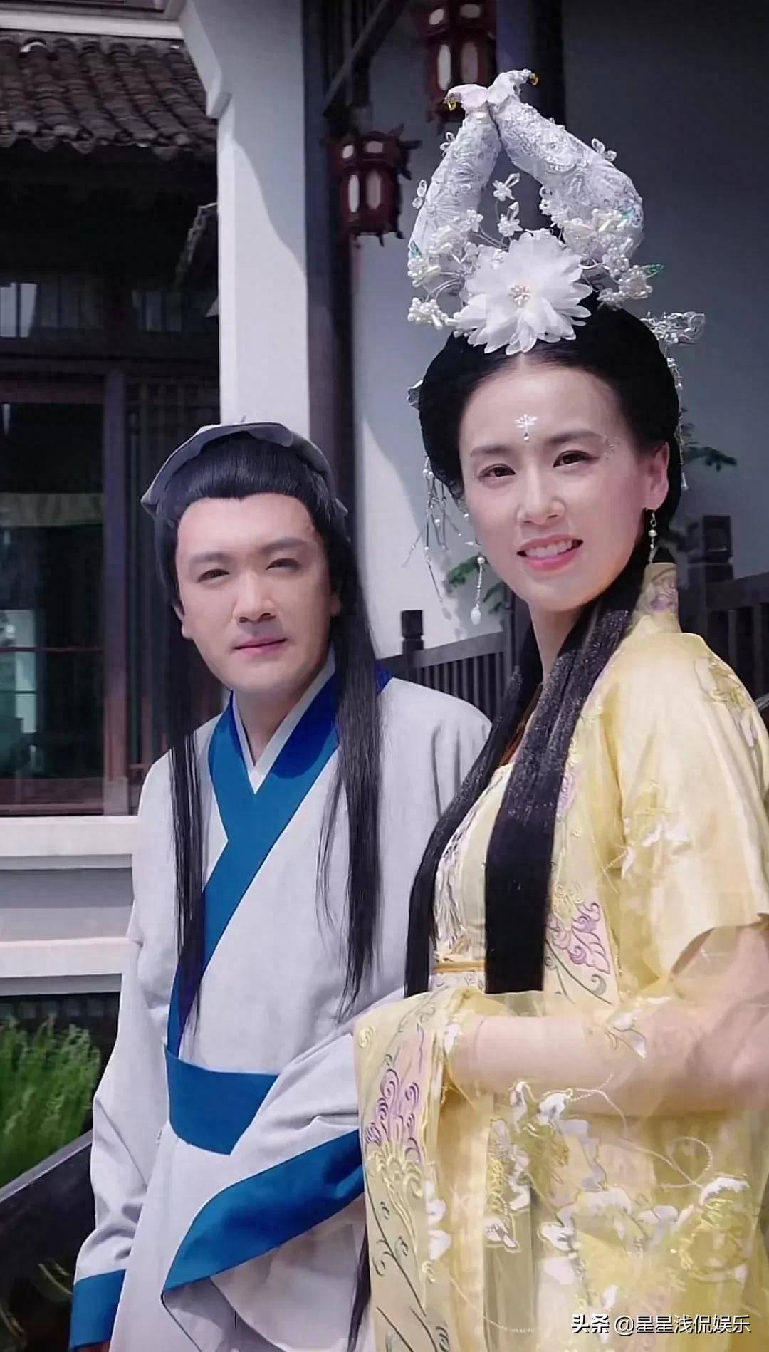 黄圣依杨子重现天仙配中造型,黄圣依没变,杨子发胖被指像老奶奶_董永