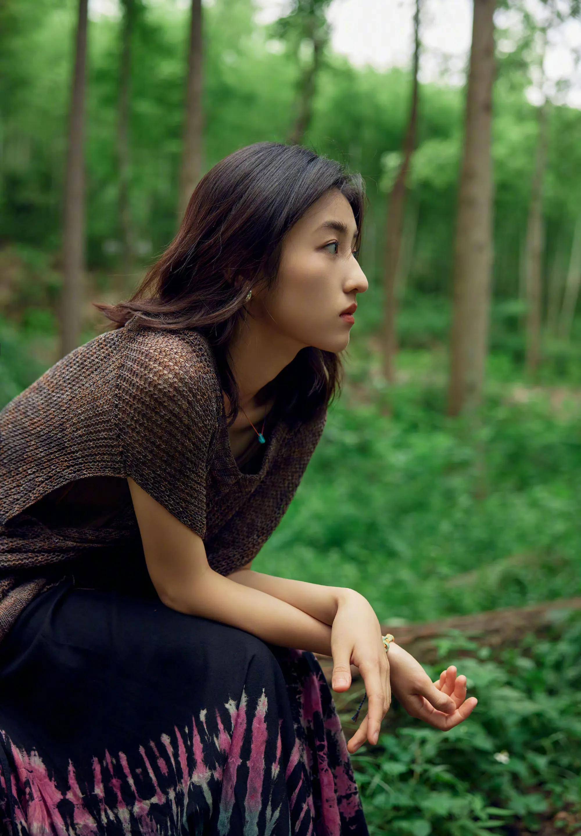 张子枫会像森林里的仙女那样吗?