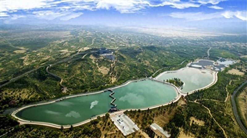宁夏回族自治区银川市灵武市白芨滩国家沙漠公园景观.