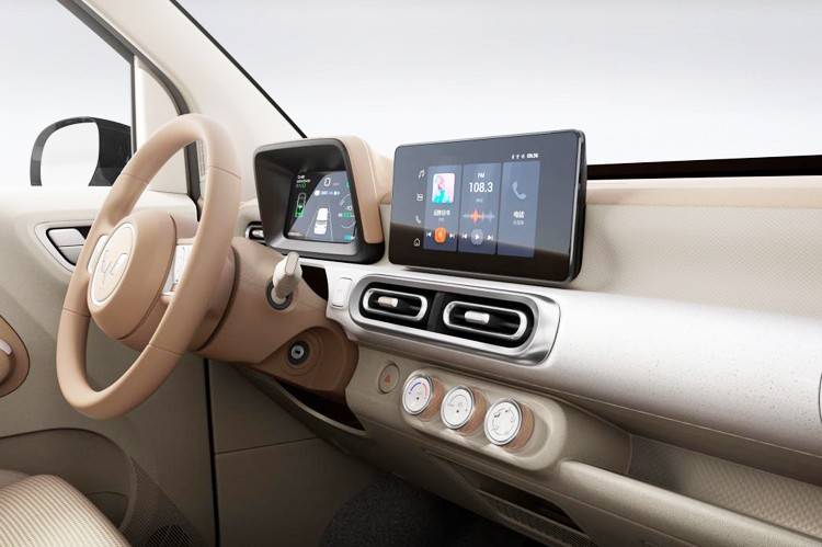 设计感提升 实用性增强 新款宏光miniev马卡龙内饰官图发布_搜狐汽车