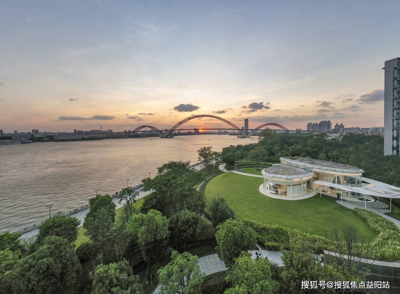 越秀·天悦江湾市区南向一线江景项目,未来海珠生态城居住区域,坐拥
