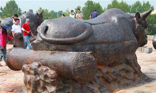 1200年前的黄河铁牛捞出后,为何露天放置不保护?专家