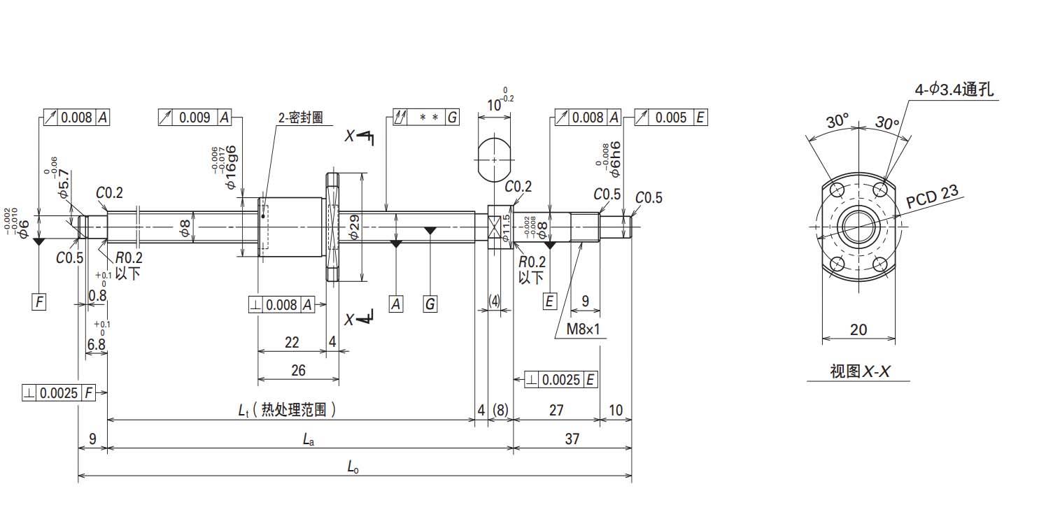 nsk 滚珠丝杠 小型fa系列 ma fa