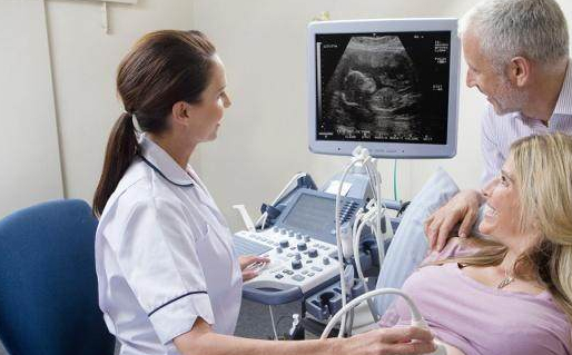 怀孕5周孕囊b超图胎囊图片