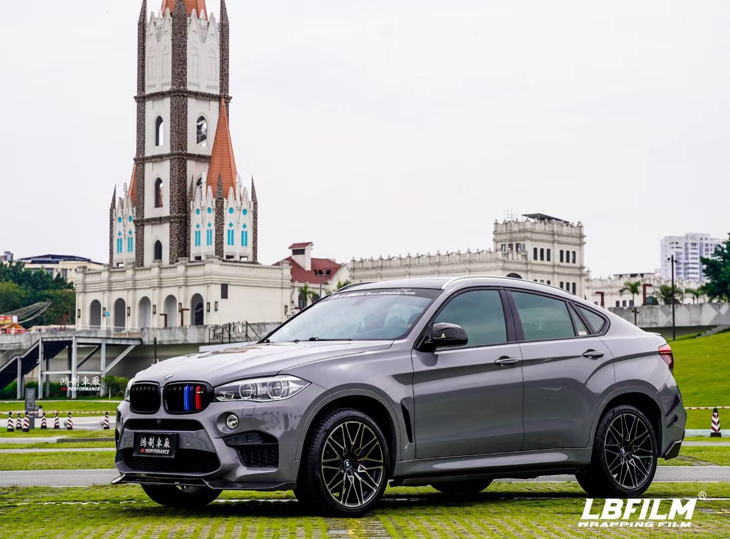 宝马x6-lb改色膜高亮纳多灰,低调简约_搜狐汽车_搜狐网