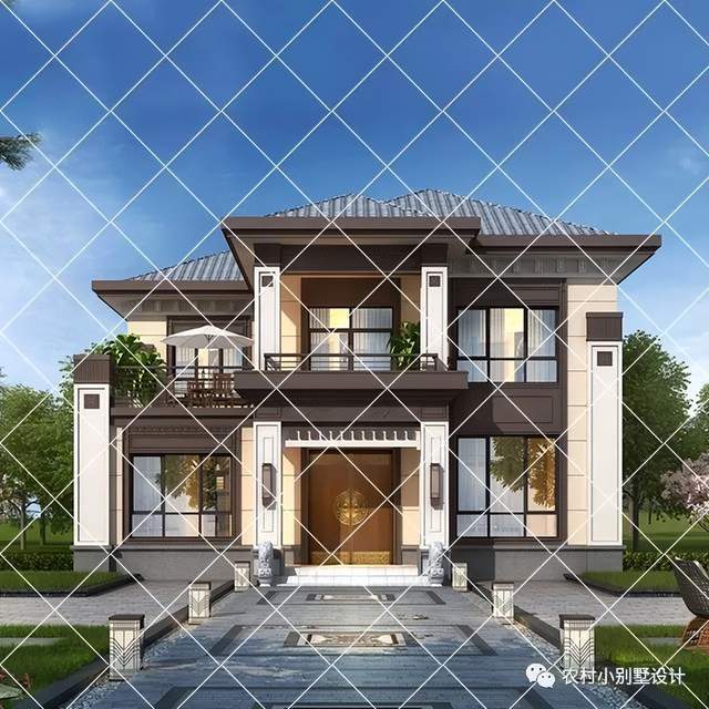 回老家建房,推荐这30款二层农村自建房别墅图纸,全家老小都喜欢_生活