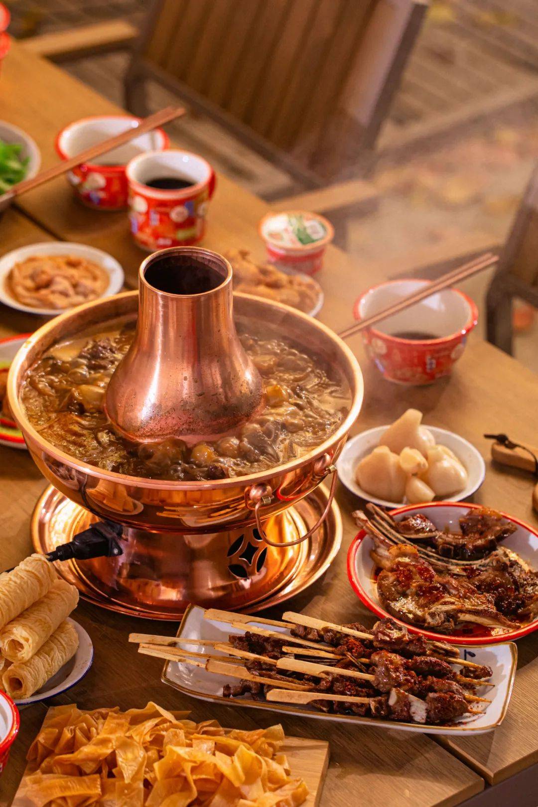 摄影_涮羊肉_千年