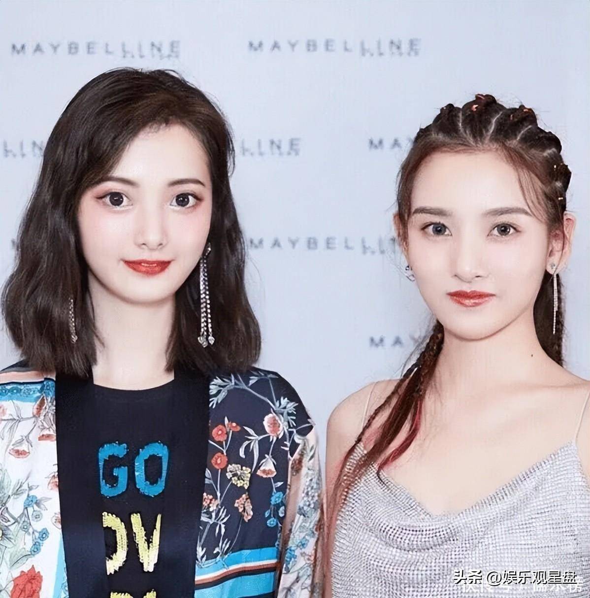 接着看到的是angelababy和阿沁,大家知道baby的样子也非常好看,而且一