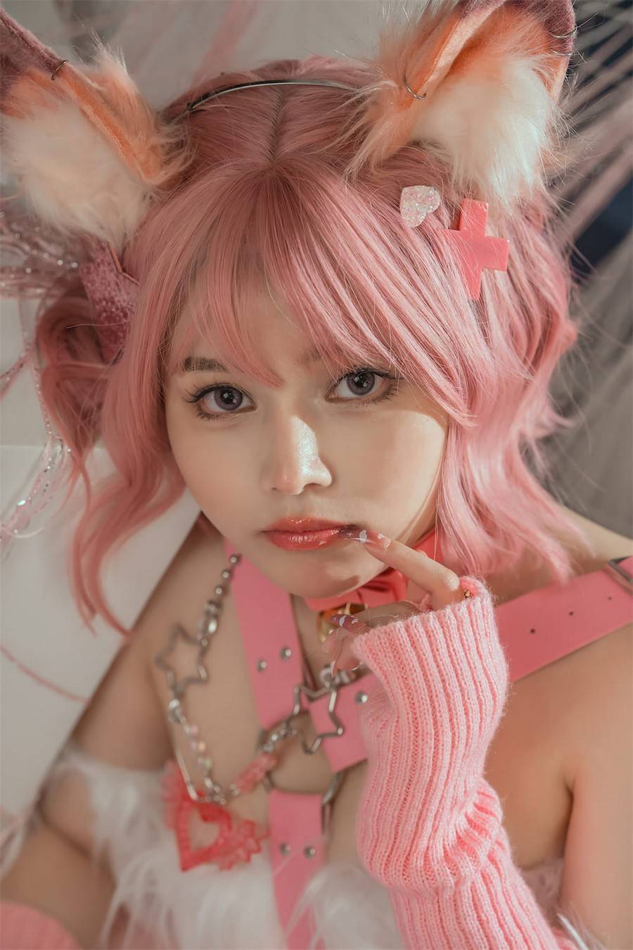 七月喵子cos蒂迟亚希伊卡牙牙写真图片赏析_角色_女生_因为