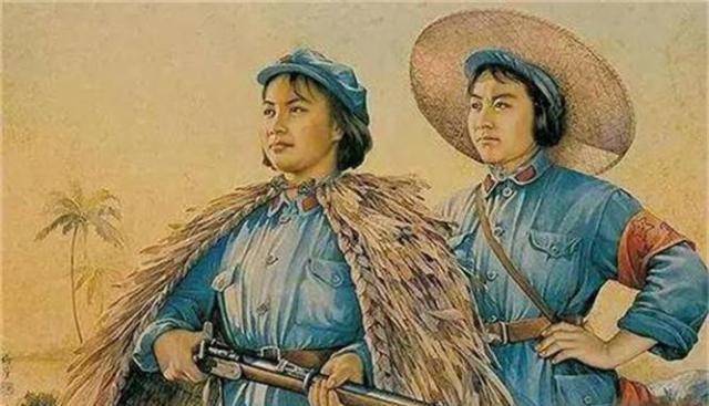 红军女游击队长被叛徒出卖敌夜偷袭,护伤员牺牲,弟弟成开国元帅_贺英