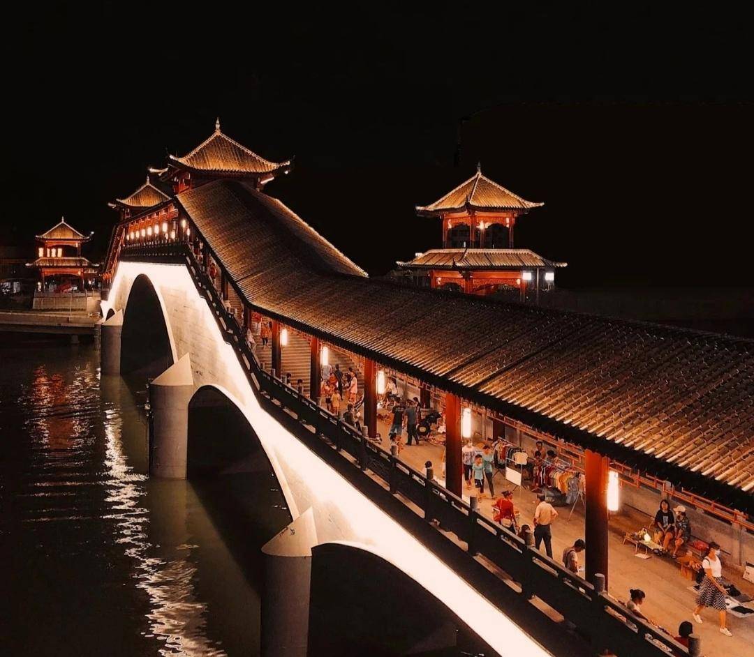 温州泰顺东门桥历史的古桥_游客_罗阳溪_居民