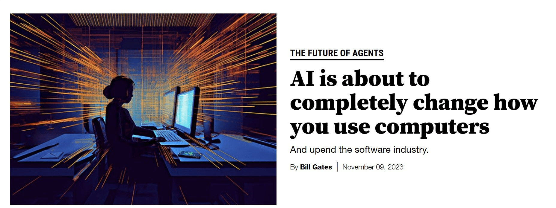 ai agent若颠覆软件行业 须有待时日_用户_技术_的发展