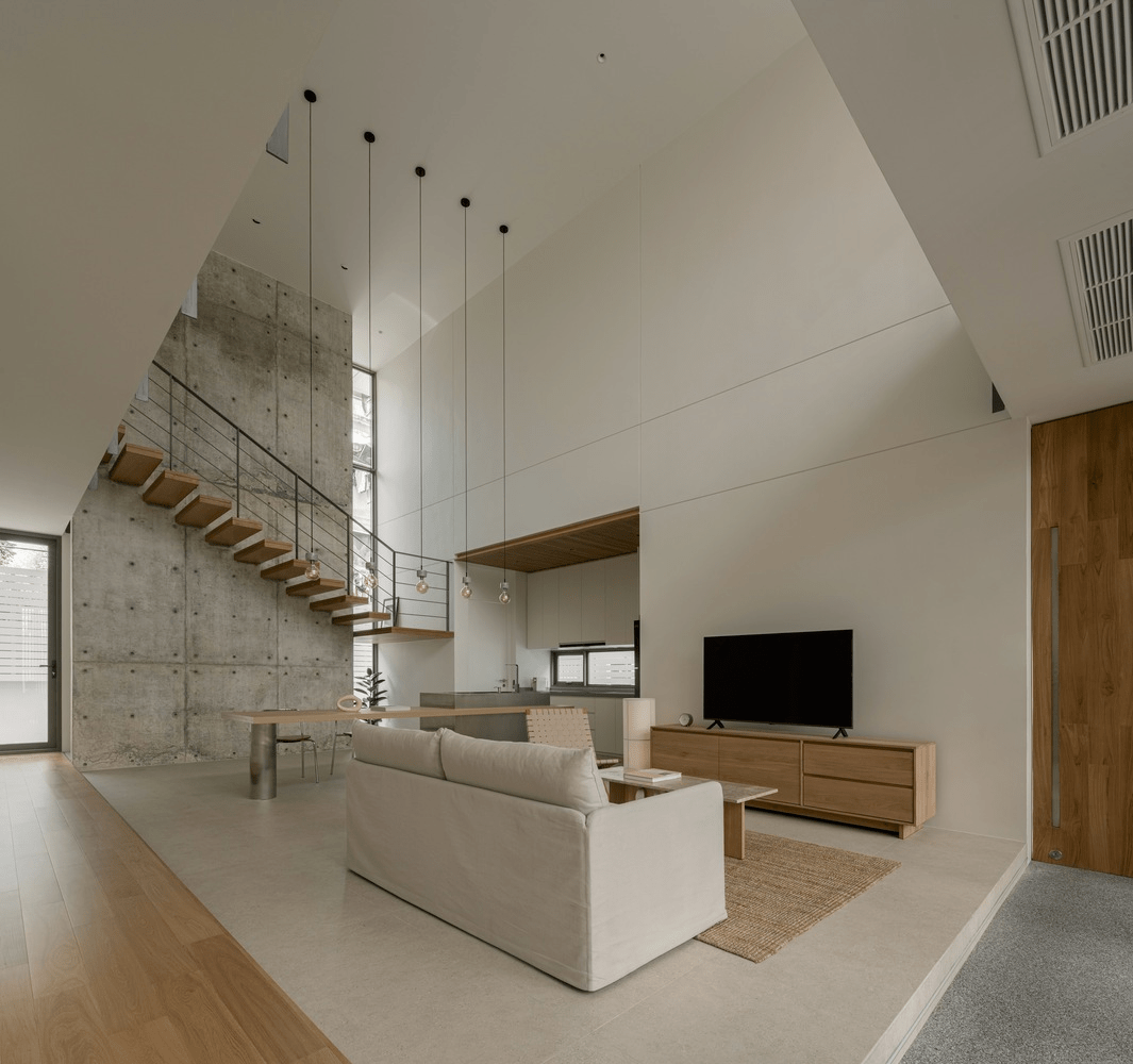 盘点垂直开放布局的多种技巧_house_设计_空间