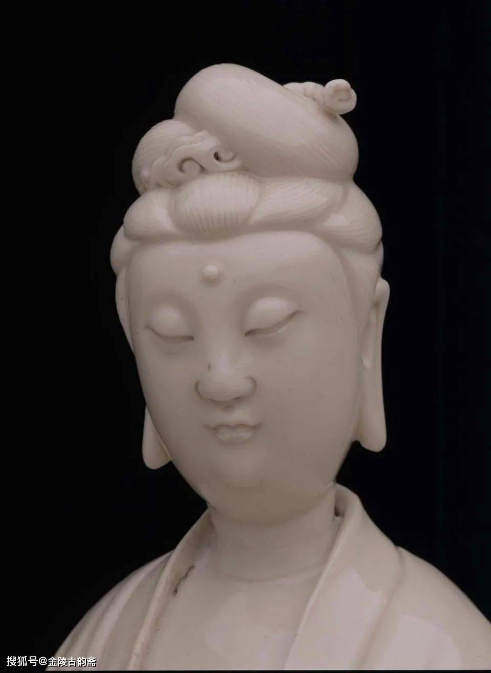 渡海观音。 德化白瓷。 清中期。中国骨董。古美術 渡海观音。 德化白瓷。 清中期。中国骨董。古美術 渡海观音中国工艺