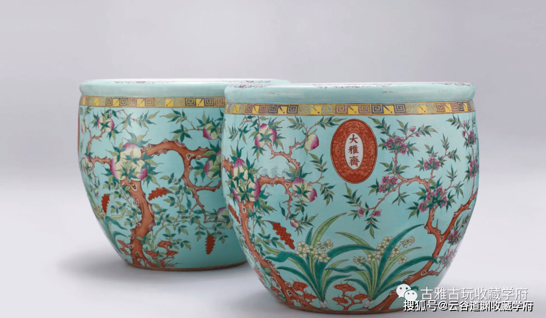 大雅斋瓷器：一对大缸卖了701万元！_搜狐网