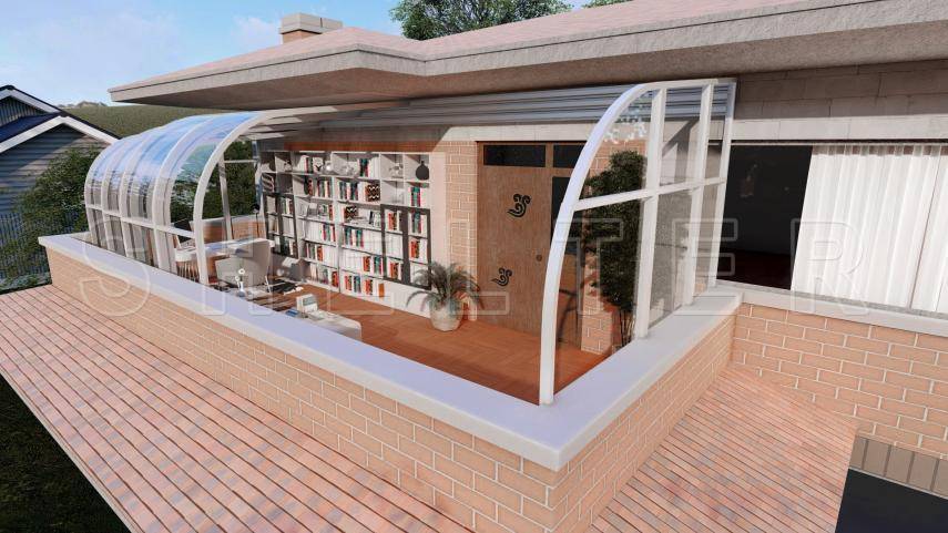 2024年流行什么风格的推拉阳光房?_设计图_的设计_进行