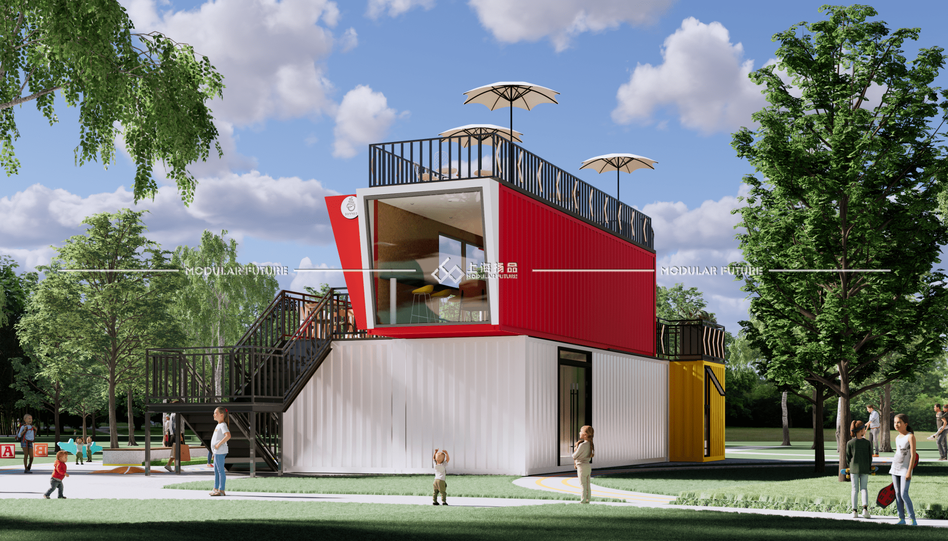 独特魅力,时尚休闲:集装箱俱乐部休息室的多功能作用_娱乐_城市_人们