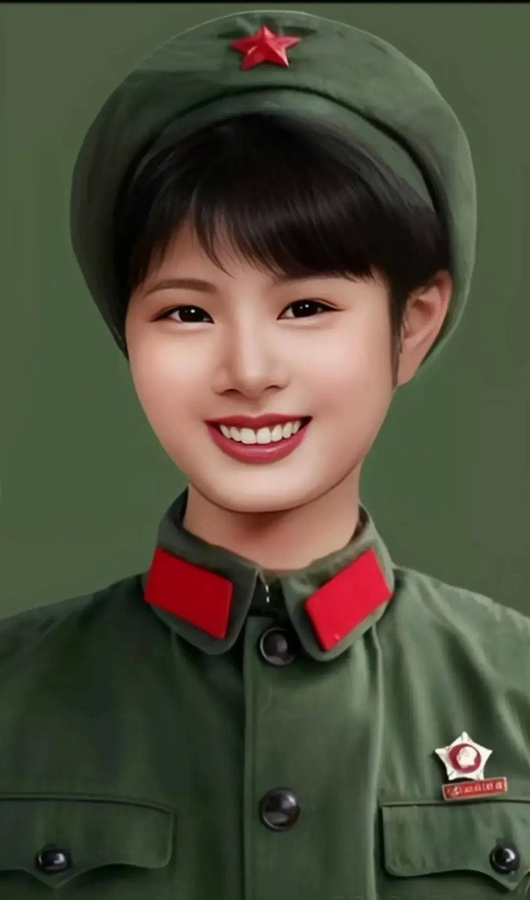 刘干事追着小王女兵说她步速太快,一般女兵步速是男兵步速的一半_小赵