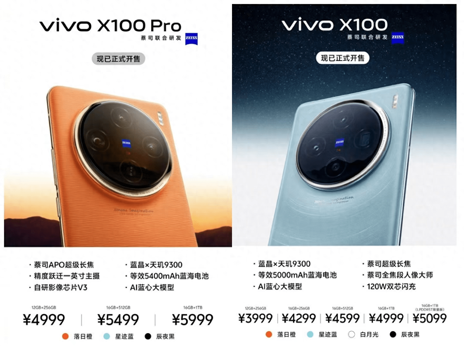 vivo X100系列闪耀开售，性能爆表与影像魅力双全