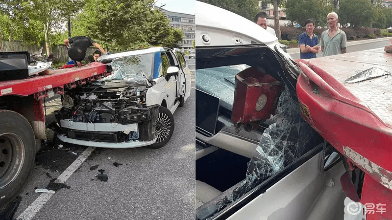 这起事故也让我想起来今年的另外两起事故,一个是极氪009追尾到半挂车