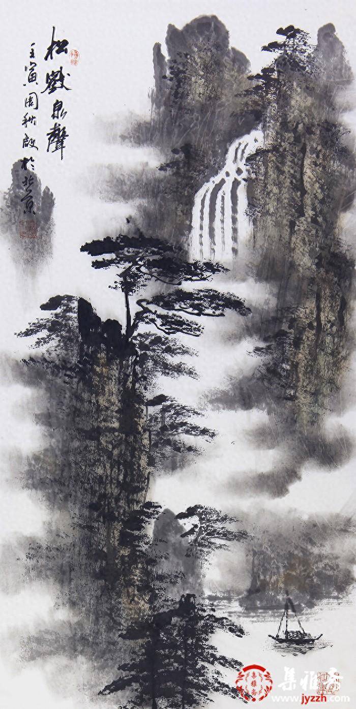 气韵生动——周秋启水墨山水画欣赏