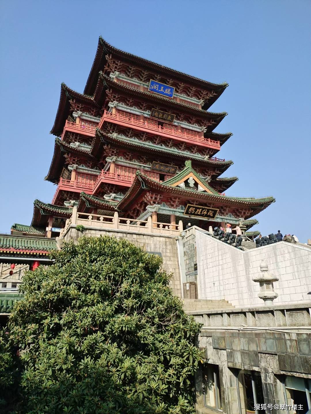 翠竹楼主原创诗第1388首:七律—南昌游记一:滕王阁_平仄_赣江_仄仄仄