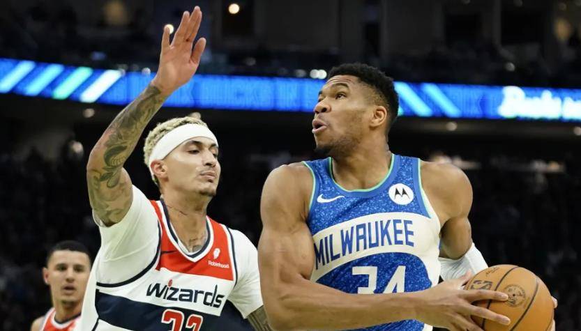 雄鹿三巨头轰101分破纪录!