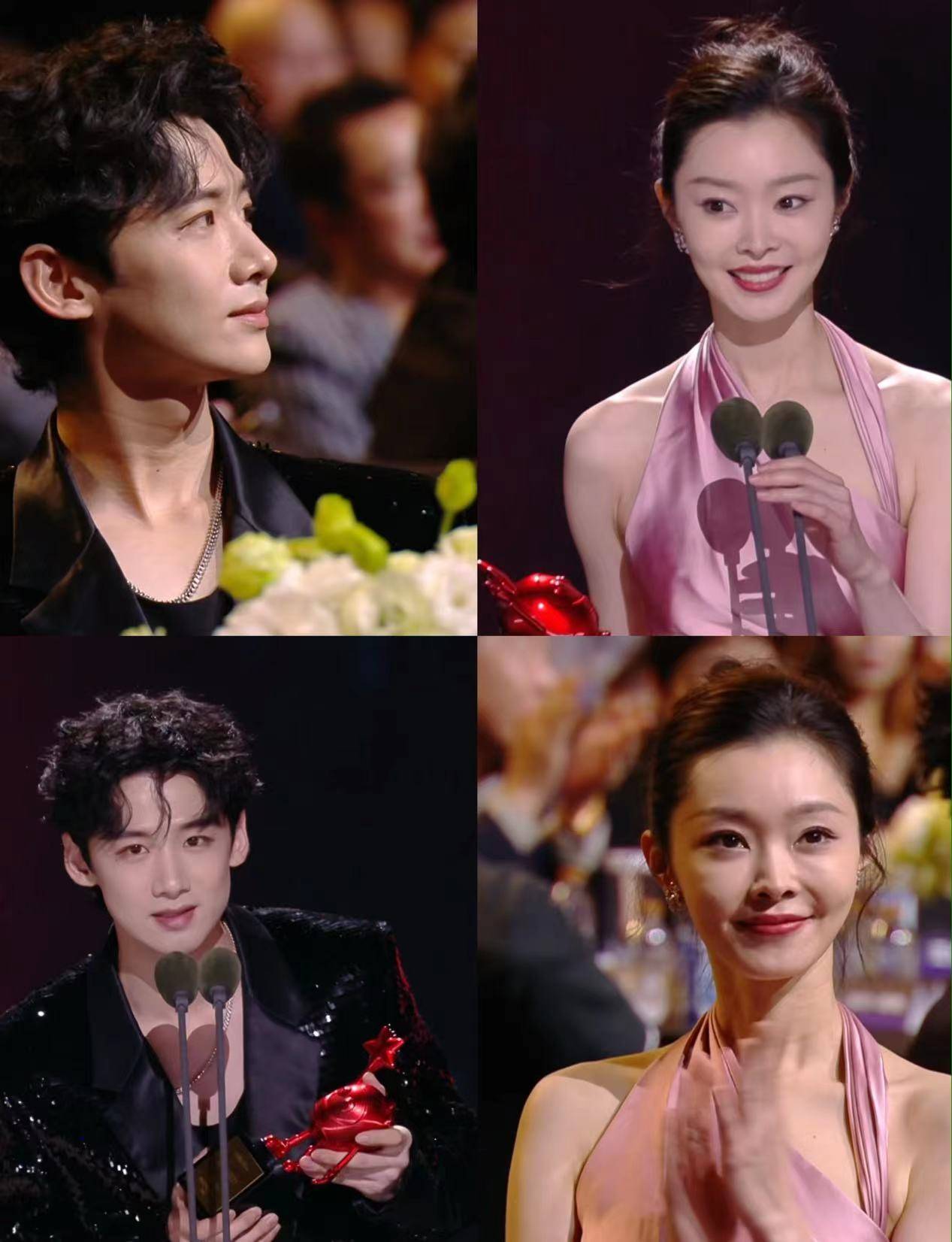 尖叫之夜cp打乱,最甜的还是白敬亭和宋轶,眼神都是爱意_获奖_秦岚