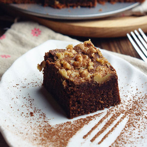 最容易搞定的甜点,情人节甜蜜蜜之浓情布朗尼_巧克力_蛋糕_放凉