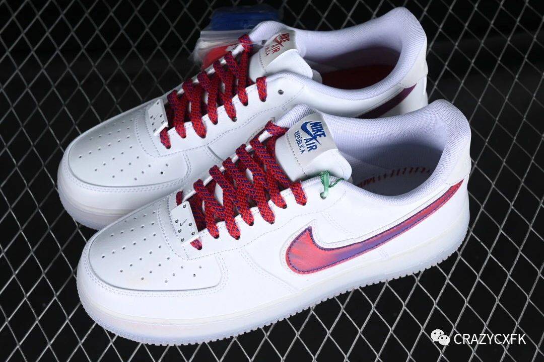 air force 1 low de lo mio 多米尼加红蓝炫彩鸳鸯空军一号运动鞋