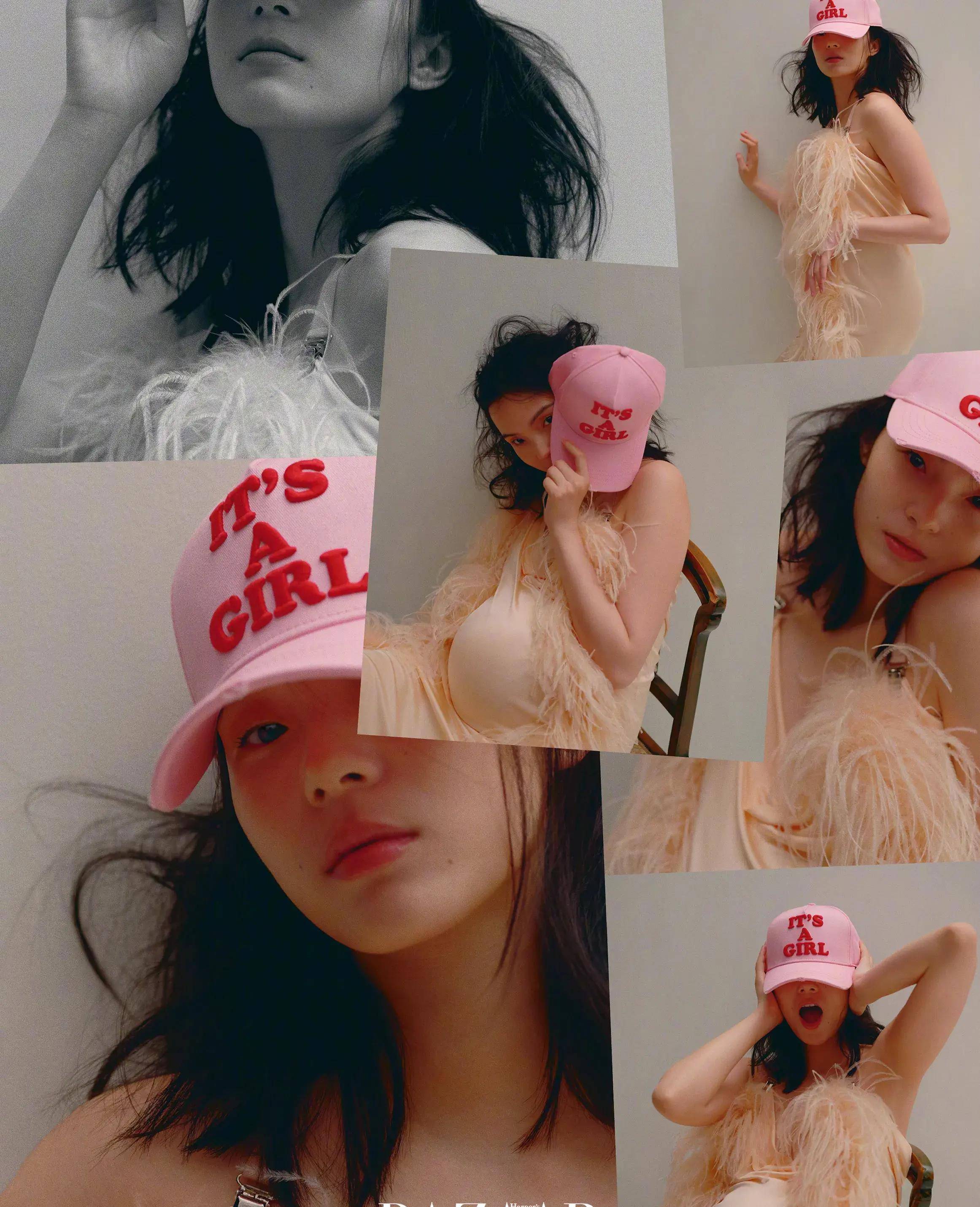 "维密超模"雎晓雯登芭莎十月封面,挺孕肚秀美腿,依然性感!