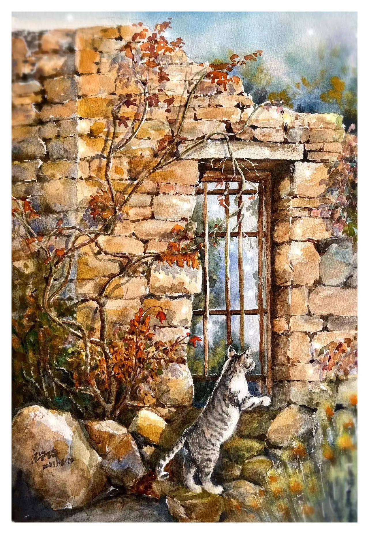 类别:水彩作者:汪安琦作品:守望者类别:水彩作者:helen.