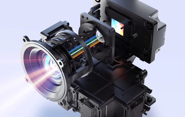 因为对显影方式特殊的投影仪来说,亮度才是决定画面的先决条件.