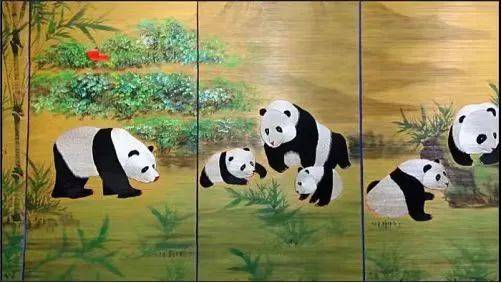 广安文物故事| 别具趣味的民国竹丝画帘_竹帘画_民间_工艺