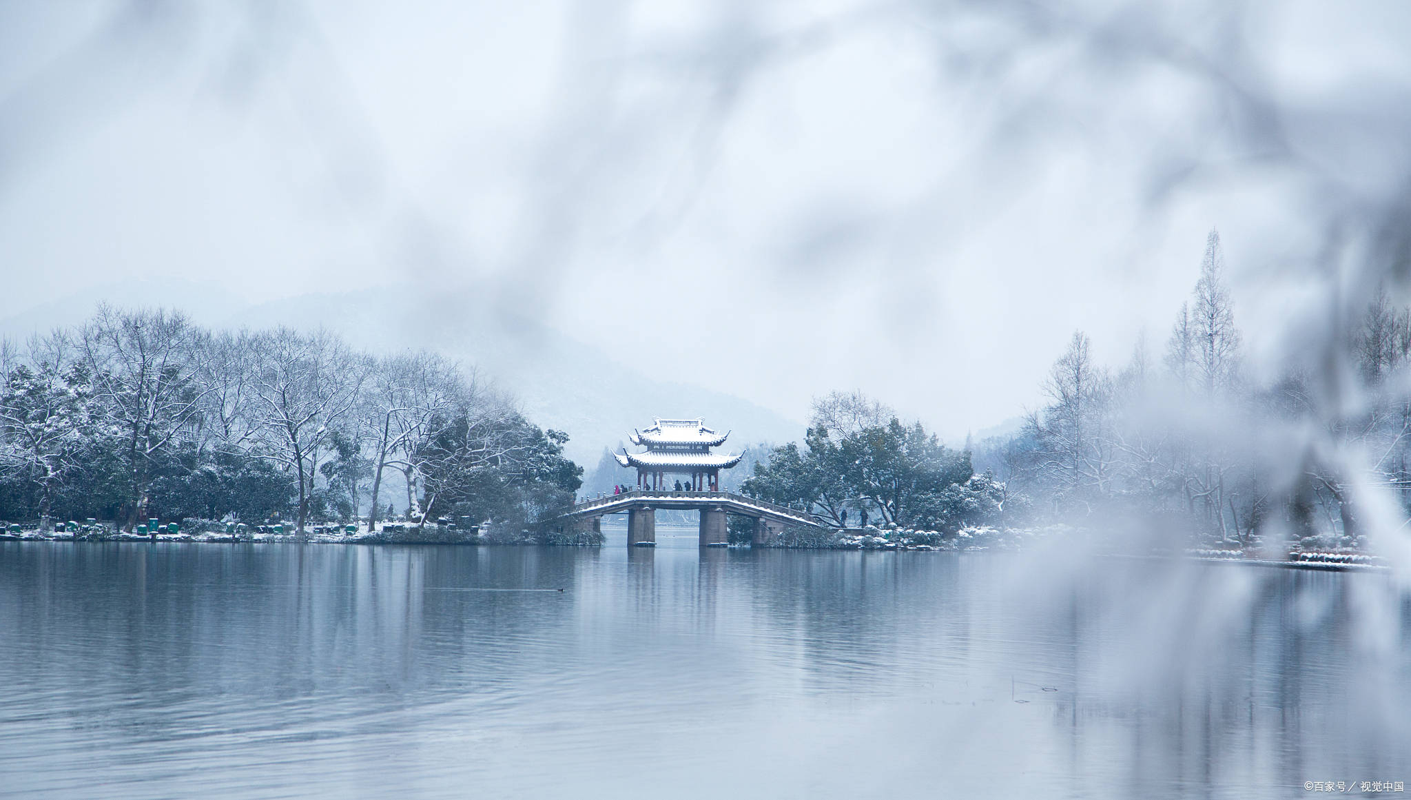 2022杭州雪景图片图片