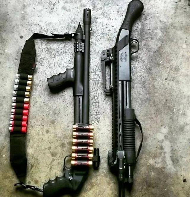 运钞车押运员手里的枪,外形霸气好看是真的吗?_霰弹枪_领域_不法分子