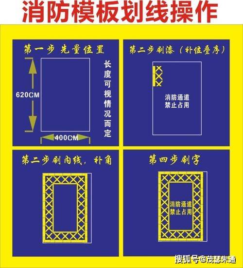 上海市松江区消防通道划线施工经验