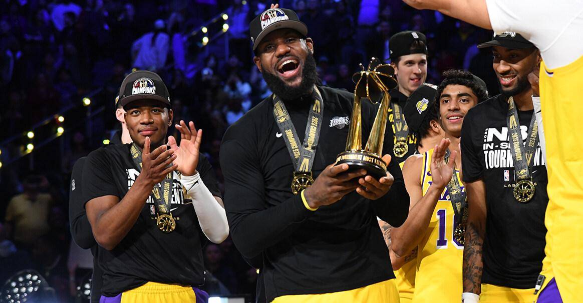 湖人夺季中赛冠军!老詹mvp有问题吗?_比赛_步行者_詹姆斯