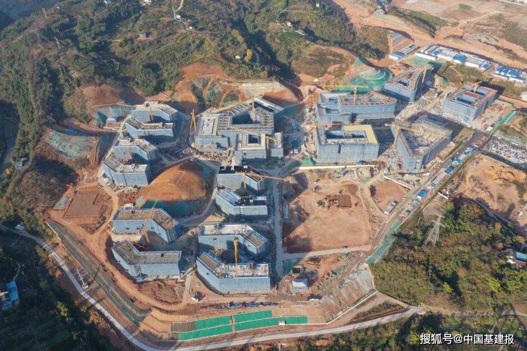 三峽大學科技學院新校區項目主體結構全面封頂_宜昌市_建設_施工