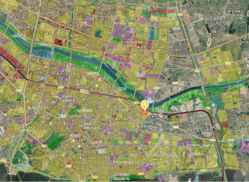 東陽42畝地塊成功出讓,靠近輕軌義東線_吳寧街道_信息_漢寧路