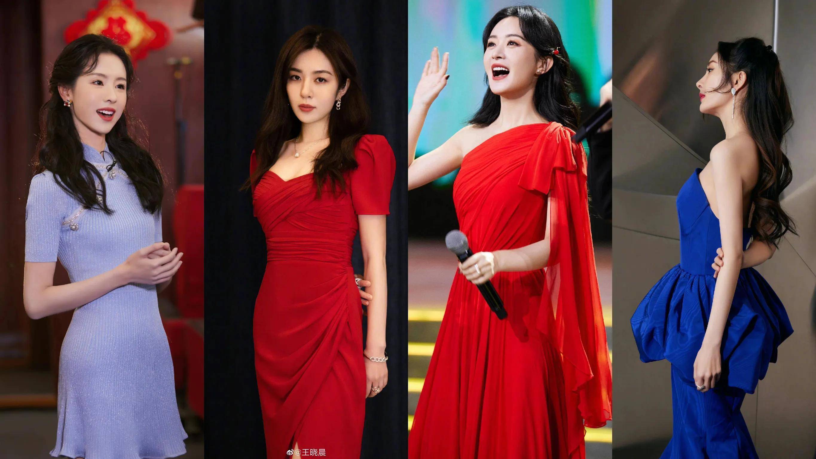 2023年百花迎春春晚女星造型,赵丽颖,杨幂,陈都灵三大女神助阵_王晓晨