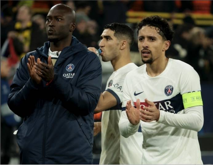 巴黎圣日耳曼队长后卫马基尼奥斯_比赛_多特蒙德_欧冠决赛