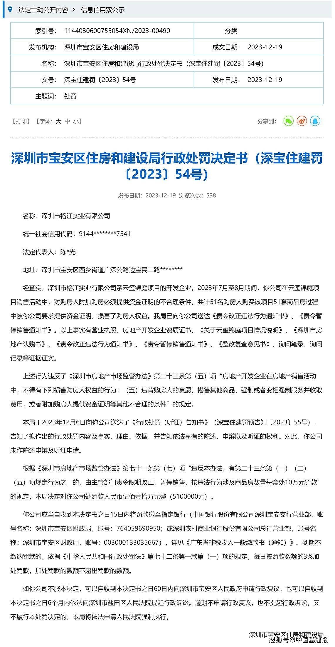 深圳市寶安區住房和建設局如你公司不服本決定,可以自收到本決定書之