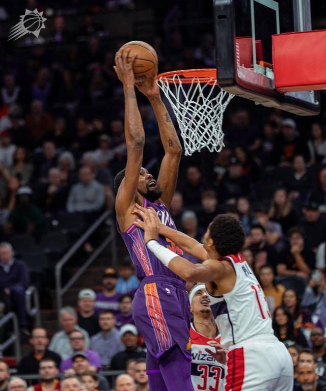 杜兰特布克狂轰55 13,太阳险胜奇才!普尔,库兹马低迷_福德_命中_琼斯