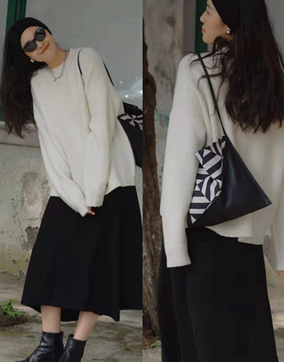 白黑搭配也是老官cp的经典搭配.