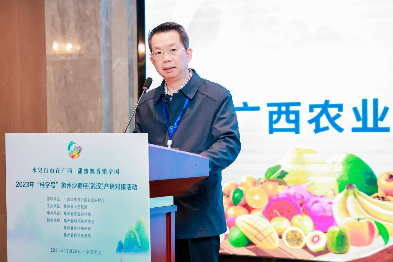 2023年“桂字号”象州沙糖桔（武汉）产销对接活动成功举办