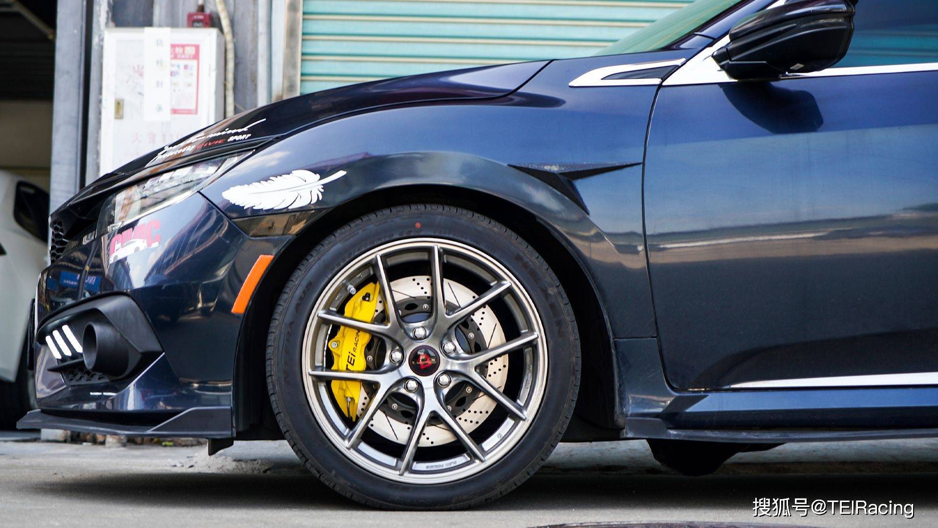 改装案例丨本田思域升级p40ns  & p4-explore前四后四刹车套装_搜狐